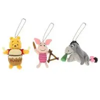 Key Chain - Plush - Plush Key Chain - Winnie the Pooh / Eeyore & Piglet & Winnie-the-Pooh